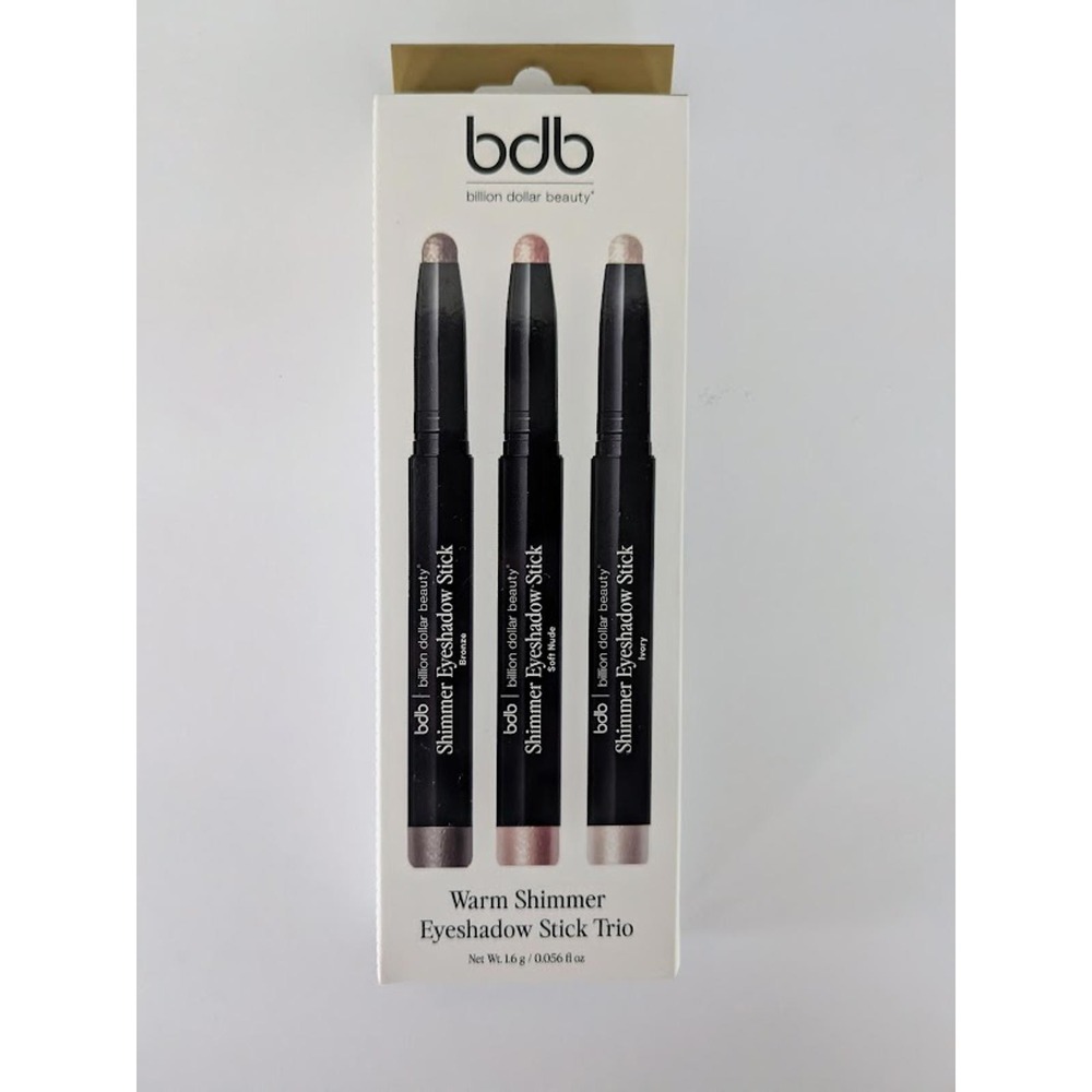 Billion‎ Dollar Beauty Starstruck Shimmer Eyeshadow Stick Trio 3pc Set NEW